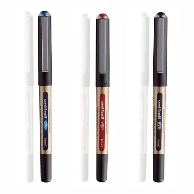 Uni-Ball Eye UB-150-10 Broad Liquid Ink Rollerball Pen - 1.0mm -( 3 Ink Colours) • £3.99