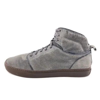 Vans Alomar High Top Sneakers Mens Size 13 EUR 47 Gray Suede Leather Skate Shoes • $49