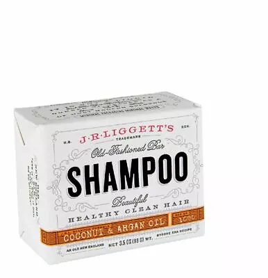 JR Liggetts Vegan Virgin Coconut & Argan Shampoo Bar 99g • £13.38