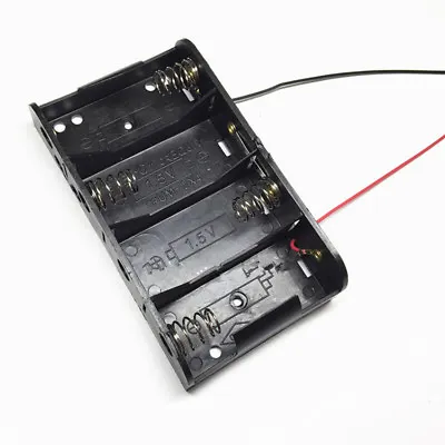 1PCS 4 X 1.5V C Size Type Battery Power Supply Holder Case Box With Wire Lead  • $1.99