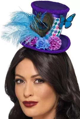 £10.50 • Buy Mad Hatter Mini Feather Hat, Fancy Dress Hat