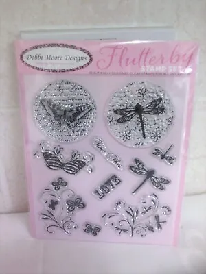 £1.75 • Buy Debbi Moore Designs - Flutterby Clear Stamps New