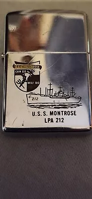 U.S.S. Montrose LPA 212 Zippo III • $65