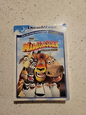 Madagascar Collection (3 DVD Box Set 2009) Wide Screen Madagascar 1 2 Penguins • $8.99