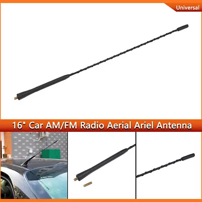 16  Universal Antenna Aerial AM FM Radio Replacement Car Auto Roof Mast Whip • $4.99