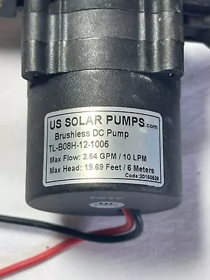  DC Solar Circulation Water Pump Brushless Motor TL-B08H-12-1006 • $12.99