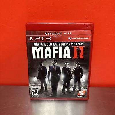 Mafia II 2 (Sony PlayStation 3 2010) PS3 Complete CIB W/ Manual • $10.99