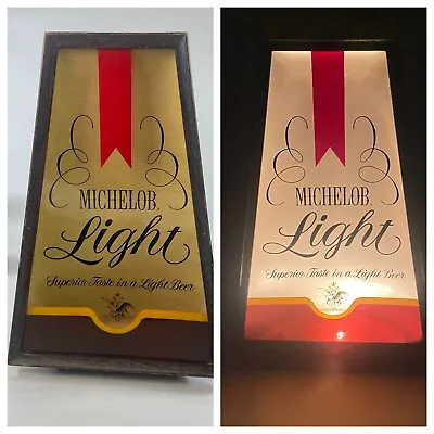 Vintage Michelob Light Beer Lighted Advertising Sign Anheuser TESTED • $32.99