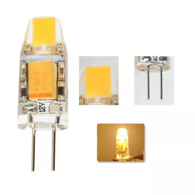 10PCS 12V Dimmable G4 LED COB 3W 6W Light Bulb Capsule Lamp Replace Halogen Bulb • $34.25