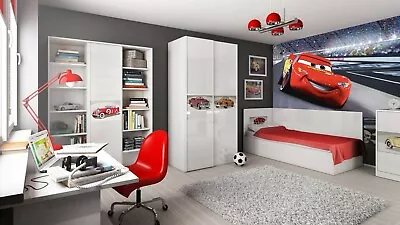 Latex Vinyl PHOTO WALLPAPER Fable CARS Kids Room Disney Lightning McQueen • £37.50