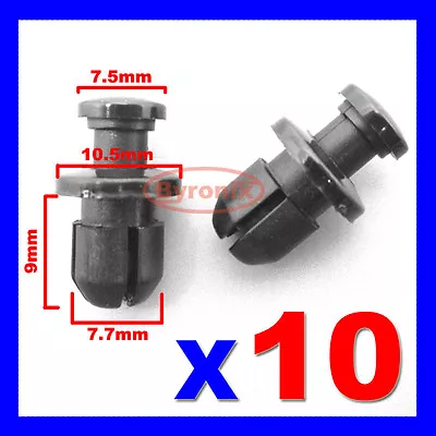 HONDA SUZUKI YAMAHA BIKE Fairing Clips Poppers 8mm Quick Release Snap Latch X 10 • £3.45