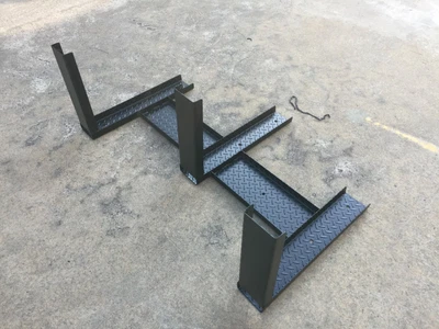 433 Bike Wheel Chock Stand Brace Holder Suit Box TRAILER Suit 8X5 7x5 YZ CR KX   • $550.29