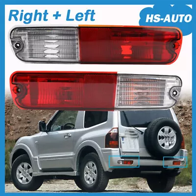 $52.11 • Buy Pair Rear Bumper Light Brake Lamp Tail Light For Mitsubishi Pajero NM V73 03-07