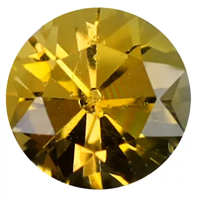 0.45 Ct Amazing Round Cut (5 X 5 Mm) Tanzania Yellow Tanzanite Natural Gemstone • $29.99