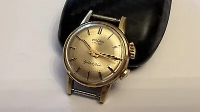 Vintage Vulcain Cricket Golden Voice Lady Watch Wristwatch Alarm Manual Wind • $475