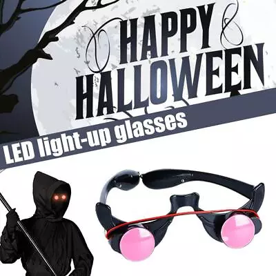 £4.15 • Buy LED Light Up Glasses Halloween Luminous Sunglasses Eyewear 2022 Nightclub Q4D7