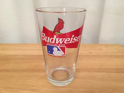 $19.88 • Buy Libbey Glass Budweiser Red Bow-Tie & MLB St. Louis Cardinals 16 Oz. Beer Glass