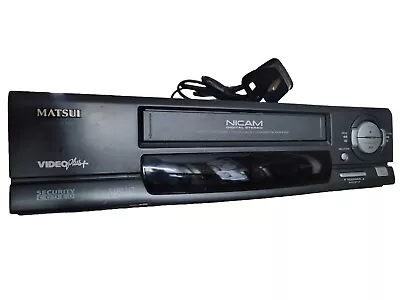Matsui Vp9607a Vhs Vcr Nicam Stereo Twin Speed Video Recorder With Ntsc Playback • £33.99