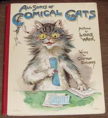 Louis Wain. Rare Book All Sorts Of Comical Cats. • £225