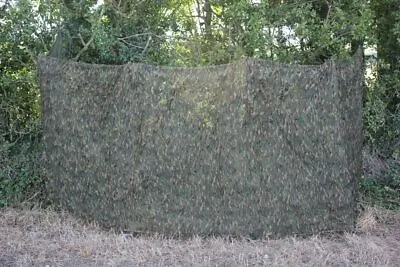 Stealth Ghost Camo Net Green Backed 3 Ply 4 Meters Pigeon Hide • £39.99