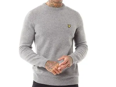 £19.98 • Buy LYLE AND SCOTT LONG SLEEVE CREW-NECK JUMPER FOR MEN |Cotton | Next Day Delivery 