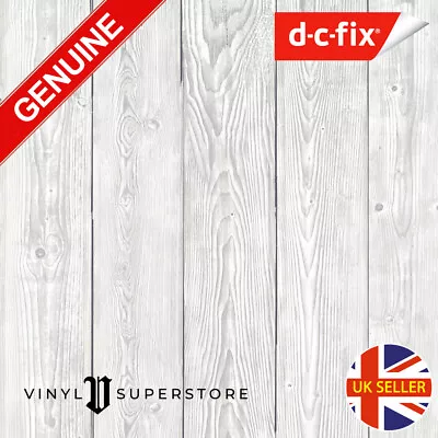 FABLON SHABBY WHITE WOOD STICKY BACK PLASTIC SELF ADHESIVE VINYL FILM 67.5cm • £3.99