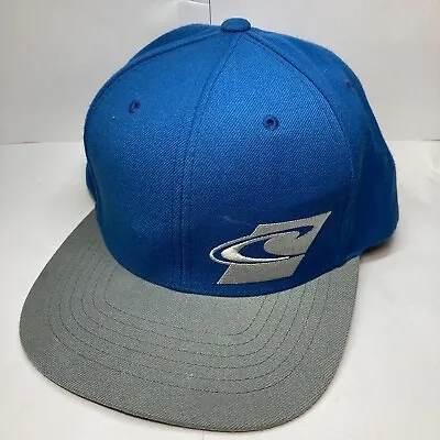 O’Neill Blue/Silver Embroidered Logo Snapback Yupoong Hat Cap • $5.99