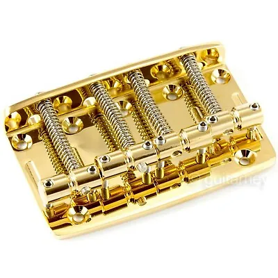 Gotoh 203B-4 Bass Bridge 4-Strings Precision Jazz For Fender P Jazz Bass - GOLD • $36.50