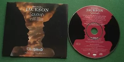 Michael Jackson Scream Duet With Janet Jackson / Childhood CD Single • $5.05