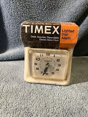 Vintage Timex Dial Electric Alarm Clock USA Sealed New In Box • $29.99