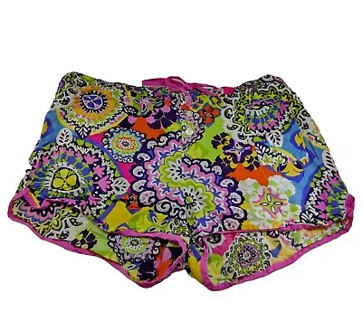 Vera Bradley Sleep Lounge Shorts Floral Colorful Sz L • $21.58