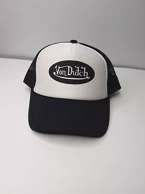 Von Dutch Black & White Trucker Hat New Without Tags  • $29