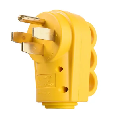 125V 50Amp Heavy Duty RV Replacement Male Plug Power Adapter F RV Camper Trailer • $13.59