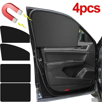 4Pack Magnetic Car Window Sun Shade Privacy Screen UV Visor Protector Sunshade • £13.58