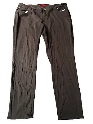 Zanadi Womens Brown Denim Dark Wash Jeans Size 24 • $16.81