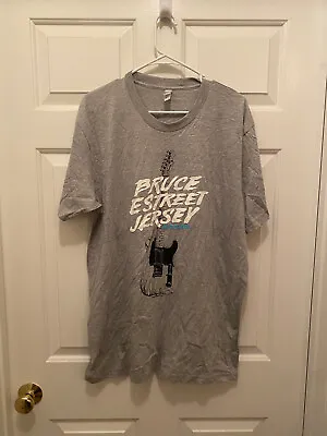 New Bruce Springsteen August 26 2016 Metlife Stadium Concert Gray T-Shirt XL • $29.95