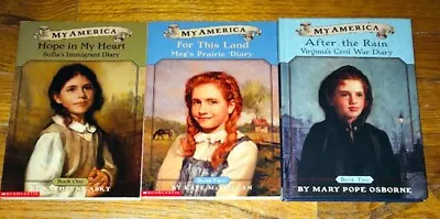 LOT Of 3 My America Children's Chapter Book Nonfiction Immigrant Civil War  • $4.25