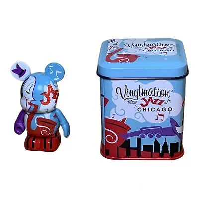 Disney Vinylmation 3'' Chicago Jazz Figure City Series With Tin Oskar Mendez • $15