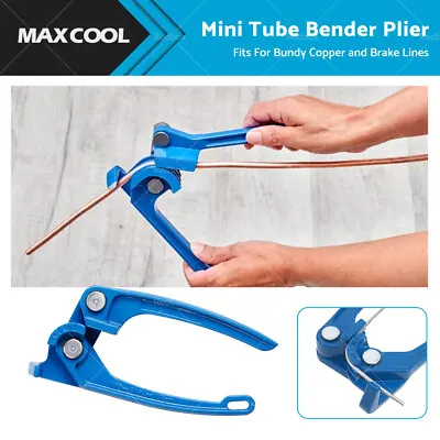 Mini Tube Bender 1/8 3/16 1/4 Bending Pliers For Bundy Copper And Brake Lines • $21.59