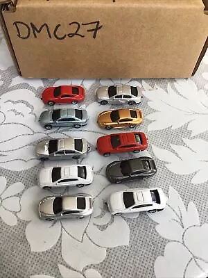 10 Pcs Painted Model Cars  Model Railway  Scenery Detail   Scale N 1:150 DMC27 • £2.99