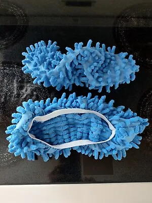 Mop Slippers Blue; Fits Perfectly On Swifter Floor Duster • $9.99