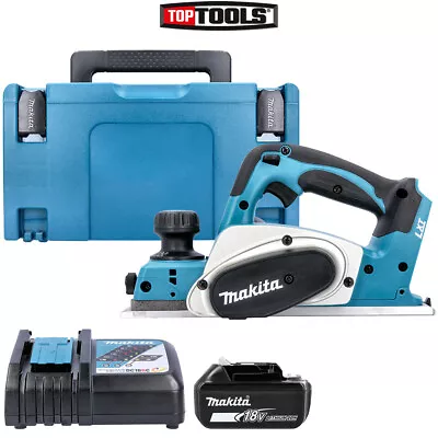 Makita DKP180 LXT 18V Li-Ion 82mm Planer With 1 X 5ah Battery Charger & Case • £265.15