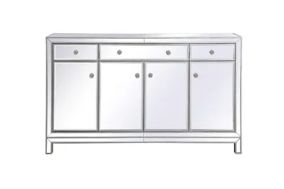 Mirrored Credenza In Modern Style-36 Inches Tall And 15.75 Inches Wide-Antique • $694.95