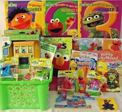 NEW Elmo EASTER GIFT BASKET SESAME STREET GAME TOYS ACTION FIGURE PLAY SET • $41.99