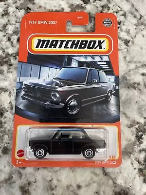 MATCHBOX 1969 BMW 2002 BLACK 2021 RELEASE GVX94-4B10 MBX Showroom Bimmer • $1.75