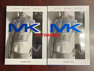 (3-Pk) MICHAEL KORS ~ STRETCH FACTOR TRUNKS Breathable Soft Touch Men Underwear  • $26.95