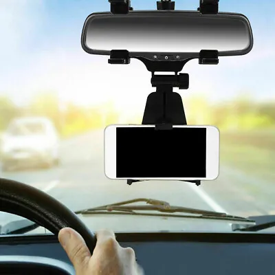 $18.88 • Buy Car Accessories Rearview Mirror Mount Holder Cradle Parts For Cell Phone GPS