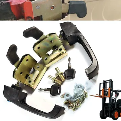 Universal Tractor And Heavy Equipment Locking Door Handle Loader Door Lock • $17.08