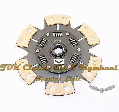 JDK STAGE3 Ceramic 6 Puck CLUTCH DISC For 2000-05 Eclipse GT GTS Spyder V6 3.0L • $46.93