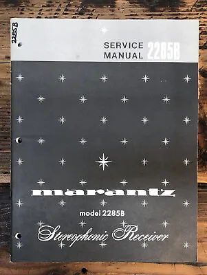 Marantz Model 2285B Receiver  Service Manual *Original* • $99.97